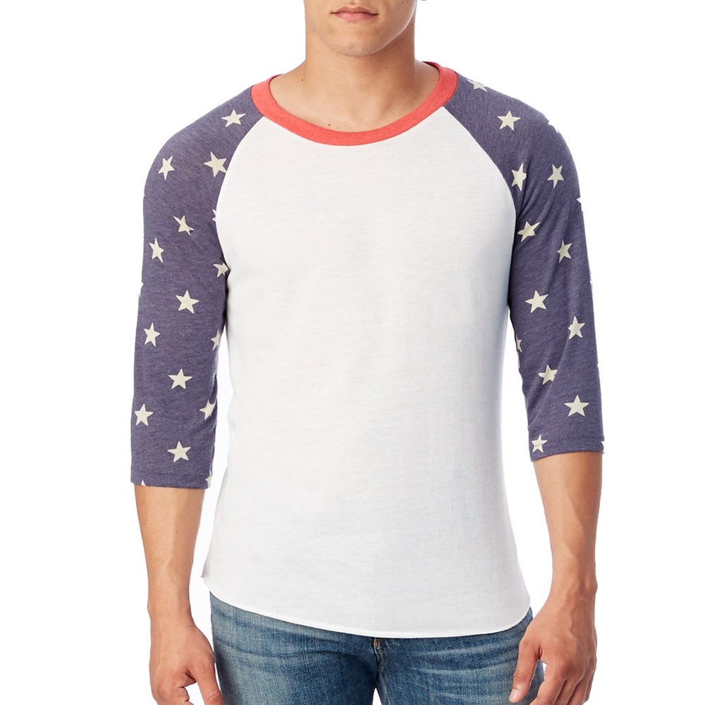 Alternative Stars Unisex Baseball Eco Jersey Tee